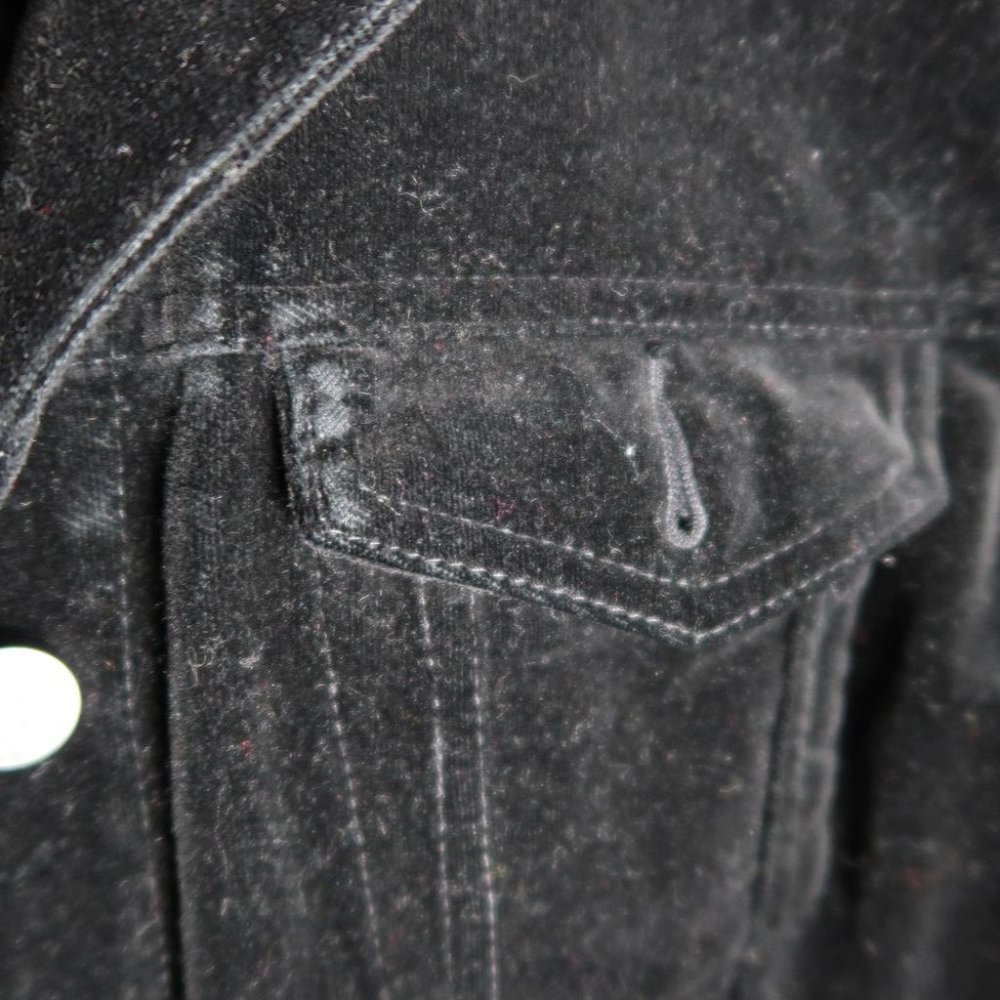 Eddie Bauer Black Suede Jacket Sz S - Picture 8 of 8
